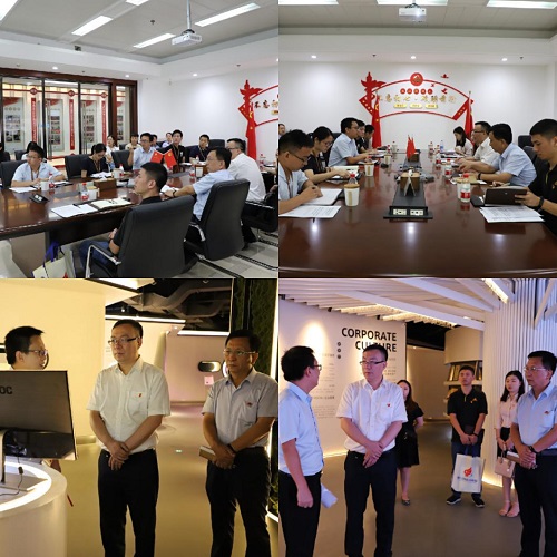 创业园联合党委前往乾照光电开展“不忘初心、牢记使命”主题教育调研工作